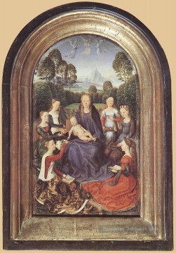 Diptyque de Jean de Cellier 1475I hollandais Hans Memling Peinture à l'huile